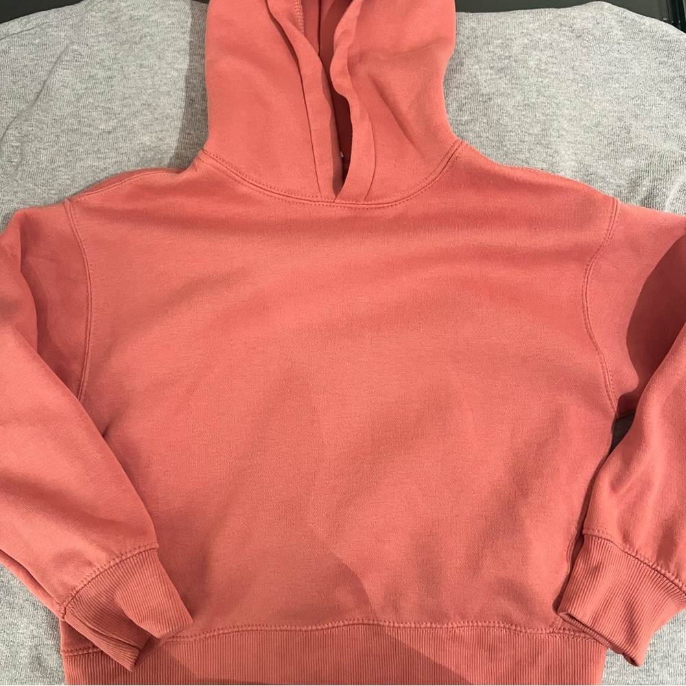 Zara Girls Coral Hoodie Sweater
